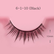 돌모아 구체관절인형 메이크업 인형전용 속눈썹 - 6-1-10 (Black), 본품, 1개