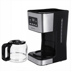 SOKANY 950W 1.5L 전기 커피 메이커 24시간 프리셋이 포함된 12컵 커피 메이커 기능 US 플러그로 따뜻한 기능 유지, 흔한, A11
