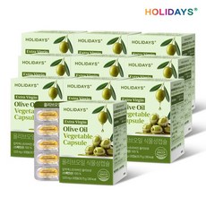 엑스트라버진 올리브오일 식물성캡슐 30캡슐 10박스 (10개월분), 없음