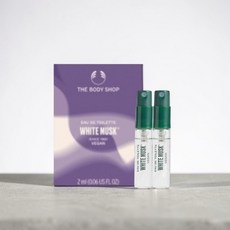 THE BODY SHOP 白麝香淡雅香水針管組, 1個, 白麝香EDT香水2ML2026.05, 2ml