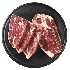 (배터짐) 캠핑가자! 숙성 양숄더랙 양배갈비 양깍두기 세트 (일요일&당일발송), 1개, 냉동 양사각갈비 1Kg+2가지소스