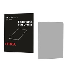 FOTGA Cinema 4x5.65 UV 보호 투명 필터 4mm 두께 광학 유리 퓨어 카메라 필터 10.2 x 14.9cm(4 x 5.65인치) 매트 박스 렌즈용 FOTG, ND2(0.3)-1 스톱