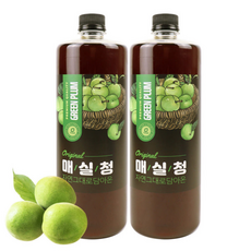 새콤달콤 국산 매실청 숙성 매실액기스 매실액 하동 매실청, 1L, 1개