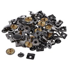 GHSHOP 바지 스커트 수리를위한 20 세트 바느질 후크 아이 클로저 버클, 구리, 니켈