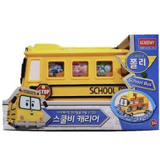 로보카폴리 스쿨비 캐리어 버스 작동완구, 혼합색상, 1개