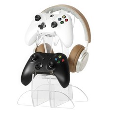 RUNHome 아크릴 게임패드 트롤러 헤드셋 컨트롤러 거치대 스탠드, 1개, 투명색, ZS-51