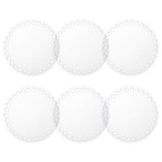 파티킬 4 x 인치 크로셰 바구니 베이스 6 개 릴 원형 가방 제작 용품 지갑 하의 셰이퍼 뜨개질 키트 숄더백 공예, 10 x 10cm / 4 x 4