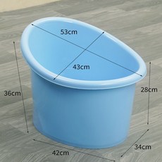 台灣熱賣 大號寶寶泡澡桶 兒童洗澡游泳桶 嬰兒浴盆浴桶浴缸澡盆, 常規藍色身高60-100桶重1kg