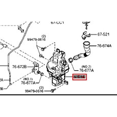 MAZDA2 15- 雨刷水箱 噴水桶, 1個