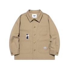 매장정품 키즈 패치워크 면트윌 자켓 베이지 LK2501JK03BE