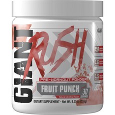 GIANT SPORTS 左旋精胺酸Beta-丙胺酸補充粉 水果口味, 1個, 231g