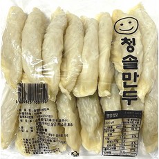 청솔식품 부산수제당면만두 16개입x2봉 당일생산출고 청솔마켓 만두떡볶이분식, 1kg, 1세트