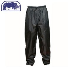 伊凱文戶外 犀牛 SHERPA雪巴 透氣防水雨褲(Breathable) RHINO，登山健行防風雨褲，輕量舒適，戶外運動首選, 1個, L, 黑