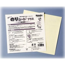 Nittaku NORI SHEET PLUS 桌球膠皮專用黏貼膠紙, 1個, 一片