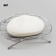 [GE가은스토어] 스테인레스 비누받침대 원형 비누각 비누통 비누보관, 없음, 1개