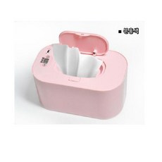 물티슈워머 물티슈케이스 데우기 물티슈캡 따뜻한 케이스 보온, 핑크 (온도조절), 1개