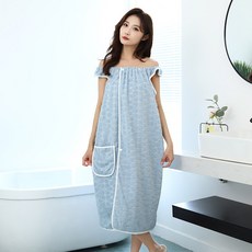 可穿式浴巾 浴裙 浴袍 吸水速乾 家用洗澡後穿著