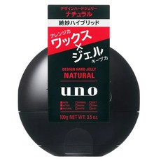 SHISEIDO 資生堂 UNO DESIGN 硬質凝膠 自然 100g [髮膠], 1個
