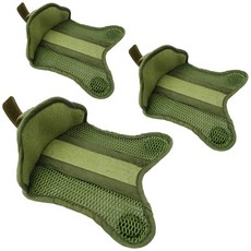 [ 어택존 프리미엄 안전모 내피 3개 ] 통풍 땀받이 땀흡수대 여름용 기술특허출원, 1세트, 그린