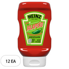 하인즈 할라페뇨 토마토 케첩, 397g, 12개