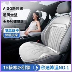 愛國者夏季汽車通風坐墊製冷透氣座墊改裝吸風空調座椅套2025新款, 【黑色】3檔調節 吹吸一體,【雙座】16核引擎 智能按摩 3, 1個