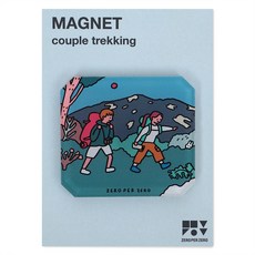 제로퍼제로 마그넷 냉장고자석, 커플 트래킹