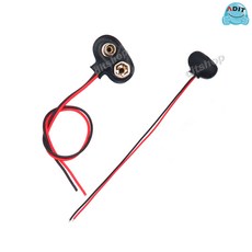 ADIT 9V스냅/배터리홀더/9V스냅단자/케이블/9V스냅케이블/건전지연결, 1개, 1개입