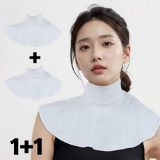 피너클럭스 1+1 골프 쿨 목토시 여름 자외선차단 스포츠 목폴라 쿨 넥워머 멀티스카프, 화이트+화이트, 2개