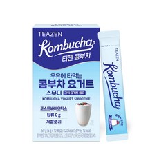TEAZEN 康普茶優格冰沙 0糖低卡 夏日輕盈推薦 Vegan飲品, 1個, 優格冰沙 5g*10T