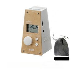연습용 메트로놈 KDM-3 WH 대음량 성능 박자기, 1개, 우드그레인 화이트