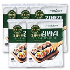 광천김공장 더바삭한 김밥김, 5개, 20g