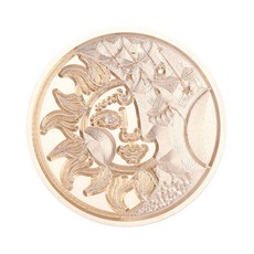 초대장 봉인 왁스 스탬프 원형 25mm 1개, F