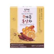 [본사직영] 다예 궁중 꿀레몬 홍삼차 티백 개별포장 전통치 블렌딩티, 11g, 6개, 5개입