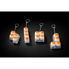 따끈따끈한 스트레스해소 딸깍이 구운식빵키캡키링 1개(식빵 4구), 1개