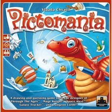 Pictomania 繪圖猜謎桌遊, 1個, 妙筆神猜 英文版 圖1,不需牌套