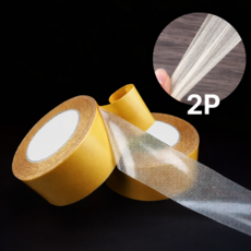 론조모니 초강력 다용도 메쉬 양면 테이프 2cm*20m, 2개