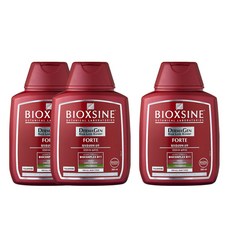 2+1 비옥신 BIOXSINE 독일 천연 탈모 샴푸 포르테 300ml 지성 건성 관리 무실리콘 산모추천 원형탈모 헤어볼륨 기능성 탈모샴푸, 3개
