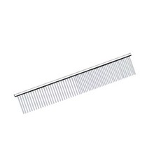 不銹鋼寵物美容剪 狗狗貓咪造型彎剪 7寸犬貓通用修毛剪子腳毛, 1個, 鋼排梳-2.5cm