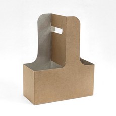 테이크아웃 컵캐리어 2구 무지 1박스 200개