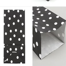 라이프 츄러스봉투 도트 각대 봉투 1P, 노랑