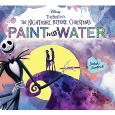 (영문도서) Disney Tim Burton's the Nightmare Before Christmas Paint with Water Paperback, Thunder Bay Press, English, 9781667202914