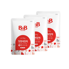 비앤비 젖병세정제 액상형 리필X, 3개, 500ml
