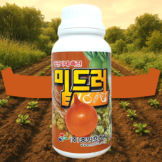마늘비대제 구근영양제 구근액체비료 구근비대제 비료 근비대제 생강비료 히아신스 튤립 구근 화훼 무 양파마늘비료 마늘밭 밑드러 500ml, 1개