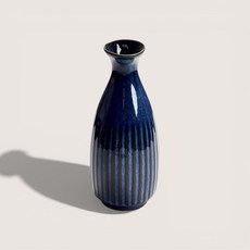 소월상점 코발트 청유 빗살 도자 도쿠리 350ml 자취선물