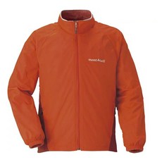 Mont-Bell 兒童風衣/兒童登山外套 防潑水保暖防風 Light Shell 兒童款 1106511 SSOG橘紅