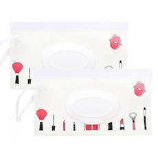 VOONGOR 아기 물티슈 디스펜서 2팩 재사용 가능한 아기 물티슈 용기 휴대용 리필 가능한 아기 물티슈 홀더 물티슈 파우치 여행 및 가정용, VOONGOR 아기 물티슈 디스펜서, 2팩 재사용 가능