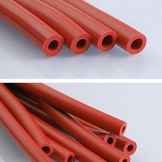 빨간색 실리콘 튜브 고온 방지 식품 등급 호스, 14. 6x8mm 5Meter