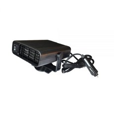 자동차 히터 차량 팬 2 in 1 휴대용 30초 빠른 가열 빠르게 디포거 12V 150W 자동 세라믹 히터 냉각 팬 플러그 인 시그 라이터 데미스터 블랙, 차량용 히터 팬 2 in 1 휴대용 30초 고속 가열