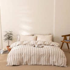 유판 100% 순면 이불커버 1개 + 베개커버 2개 침구세트 이불커버 베개커버 세트