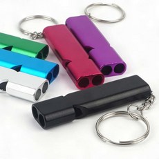 도모아 메탈 호루라기 열쇠고리